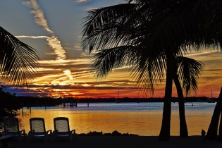 Amazing sunset at Atlantic Bay Resort